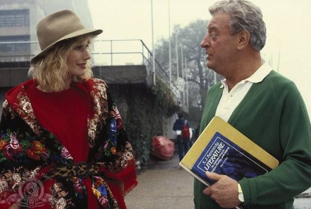 The 1986 classic Rodney Dangerfield flick Back To School is free on Netflix Instant. Rewatch it now and try to catch the cameo by Kurt Vonnegut.